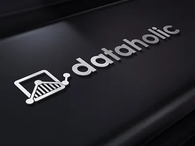 DataHolic adobe business creative data analytics data visualization database design export logo monograms vector