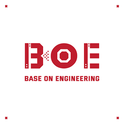 Base On Engineering construction construction company construction logo design designer engineering graphic design graphic designer logo logo designer logodesign red