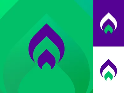 Title-less Logo 8 brand branding circle design energy fire fuel graphic green identity india light logo logo design nature