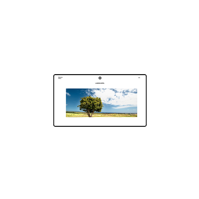 Interactive Gallery Landscapes Collection design figma gallery minimal ui ux web web design webdesign website