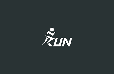 Run Logo athletic logo creative logo creative run logo minimalistic logo run logo running logo simple run logo