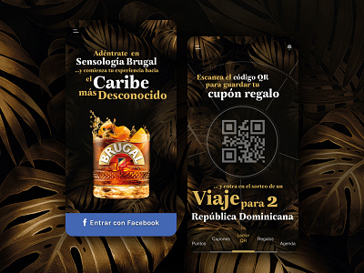 Brugal App app branding design interaction design marketing marketing campaign ui ux
