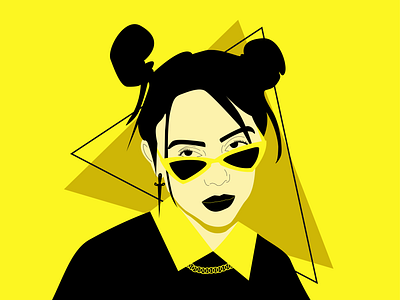 Billie billie eilish illustration
