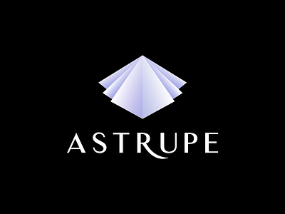 ASTRUPE brand branding business logo corporate design flat icon identity logo luxury logo minimalist