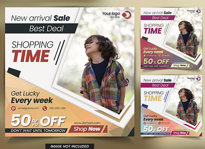 Discount banner template for web and social banner banner ads banner design discount facebook ad facebook ads facebook banner flyer flyer template intagram media poster sale banner social