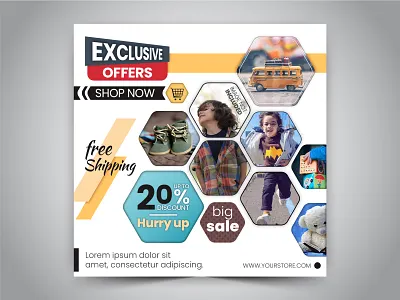 Modern sale banner template for web and social media banner banner ads banner design banners discount discounts facebook facebook ad facebook ads facebook banner flyer flyer template flyer templates google ads instagram ad intagram media poster sale banner social