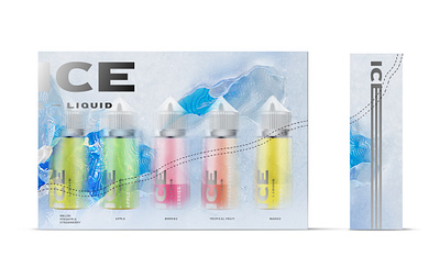 Ice multipack branding design package design
