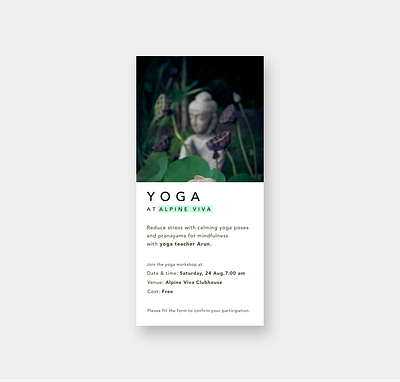 social media creative adobexd android branding buddha concept creative dailyui design socialmedia typography yoga