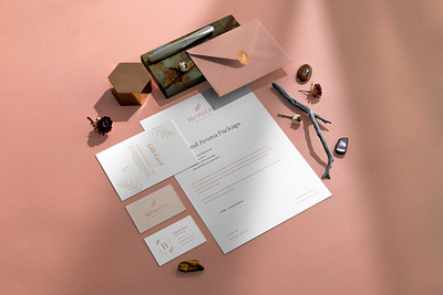 Stationery Branding Mockup branding branding mockup design download elegant floral identity mockup mockupcloud psd shadows template