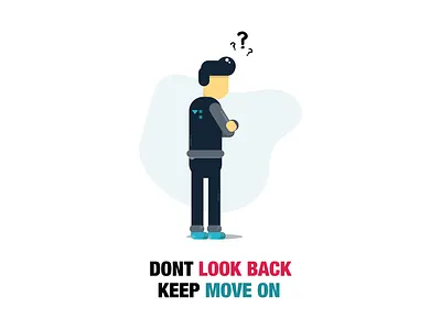 Move On branding design logo personallogo flat illustration illustrator logo minimal type typography ui vector