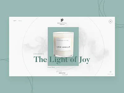 Beautiful India Concept Luxury Web Design design illustration interaction ui ux web