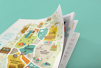 Magazine / Map / Illustration brand identity branding graphic design hand drawn illustration map maps product design product designer typography ui ui ux vector vector art vector illustration