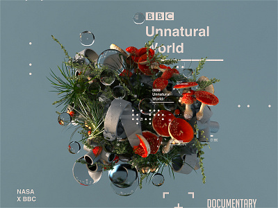 Magic Mushrooms abstract animation bbc c4d c4dr20 colour motion nature nature illustration octane octanerender stilllife wanderlust