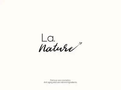 La. Nature brand branding corporate branding design identity logo nature nature illustration nature logo typography