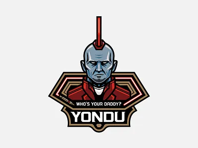 Yondu Badge badge comics design graphic design guardians of the galaxy illustrated marvel comics