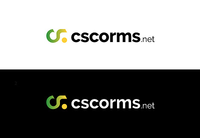 CSCorms Logo branding freelance icon logo logo design logodesign logos managment students study system typography web yellow yellowstone