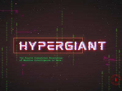 Hypergiant Font Exploration cyberpunk design font future logo