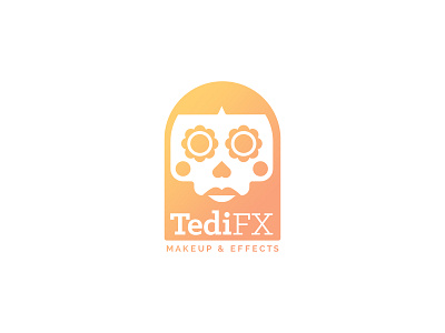 Tedi FX Update branding icon logo makeup skull sugar skull