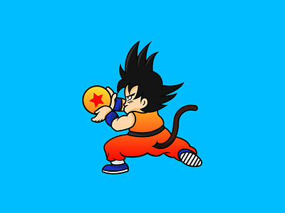 GOKU - Character Design cartoon cartoon character cartoon illustration cartooning cartoons character design dragon ball dragon ballz logo logo design logodesign logotype mascot mascot character mascot design mascot logo mascotlogo