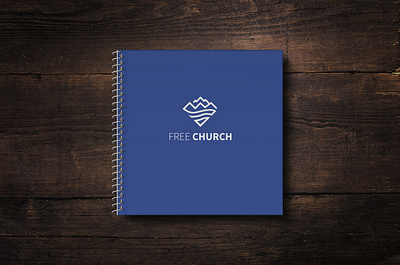 Notebook for Church Branding branding church collatoral logo notebook