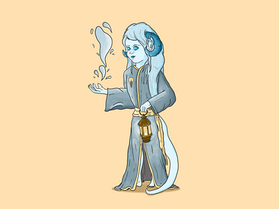 Tiefling Acolyte Character Commission character design commission dnd dungeons and dragons illustration tiefling