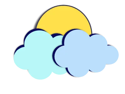 Sunny Day black branding clothing clothing brand cloud cloudy design gravit designer illustration sun sunny vector yellow