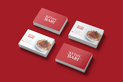 Ketan Bari Business Cards business card business card design food logo design logotype southsumatera typography