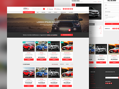 SRM Vehicles Website art direction digital art digital design ecommerce interface design landing layout ui ui design web design