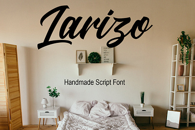 Larizo Handmade Script Font Free font freebies freefont typogaphy typography