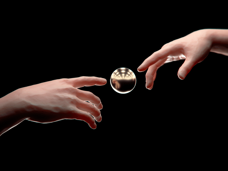 #Michelangelo #Godtouching 3d alperdurmaz animation art black dark design digitalart god touching golden golden gate hand hand of god hands illustration lighting michelangelo motion motiondesigner sphere