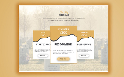 pricing section design web ui design website design