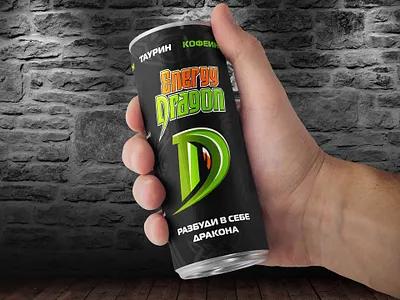 Energy Dragon - design of energy drink energy drink energy drink label packaging design