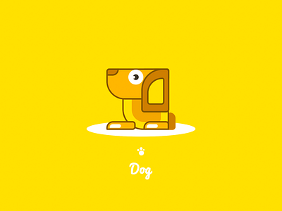 Dog design illustration