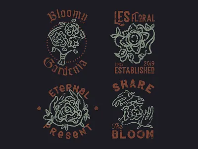 Available For Sale apparel design apparel logo artforsale brand design branding branding design clothing brand clothing design design flower illustration logo retro vector vintage vintage badge vintage design vintage logo