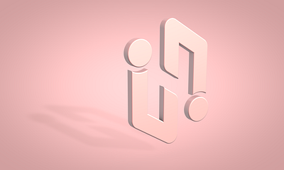 H-logo 3d brand c4d cinema4d concept creative identity logo mark render