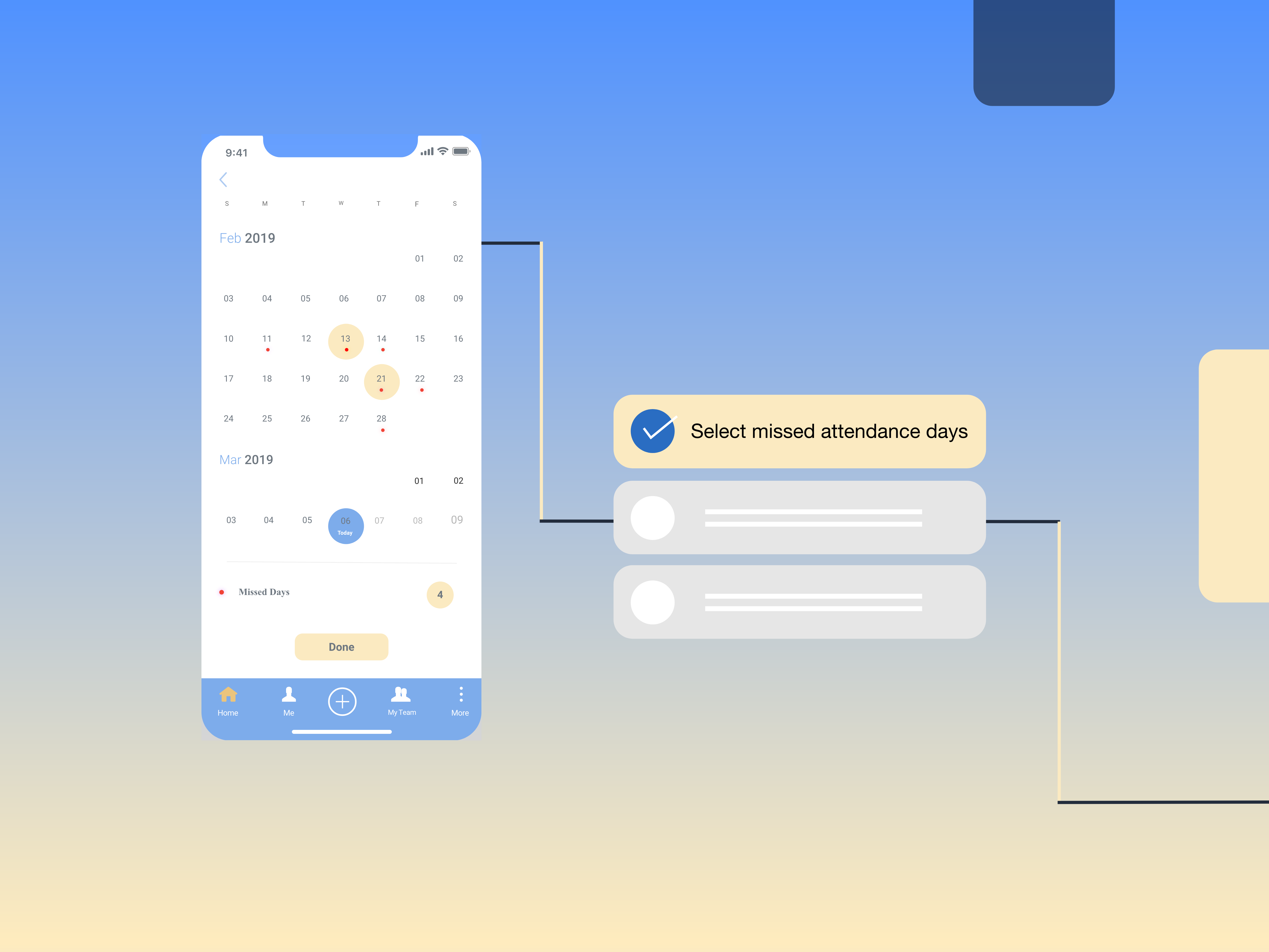 Example of Landing Page & Mobile App Design