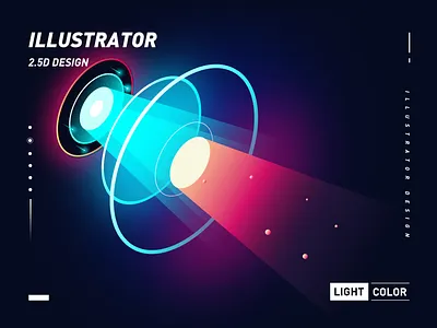 2.5D Design 2.5d design icon illustration