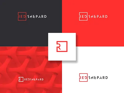 Redshepard brand branding business card design financial financial logo icon illistration logo logos modern logo r logo red tech technology logo vector