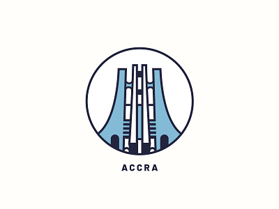 Accra accra art city city branding city illustration design icon illustration print sign vector