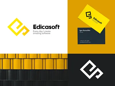 Logo for software company branding design illustration logo logo design minimal software software company technology vector