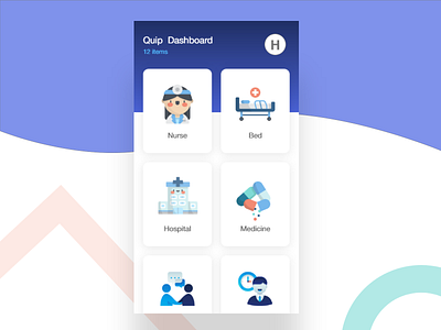 Mobile Dashboard | Quick App dashboard ui design illustration mobile app design mobile dashboard mobile design mobile ui ui vector