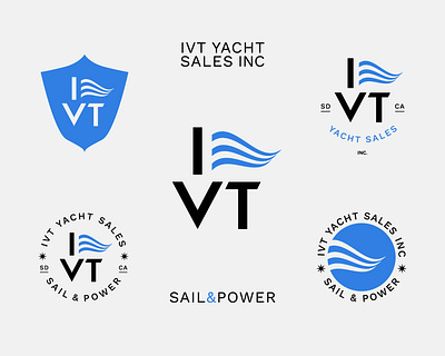 IVT Yacht Sales Nº 2 branding design logo yacht yachting