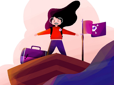 Wanderlust art charcter design digitalart digitalillustration illustration