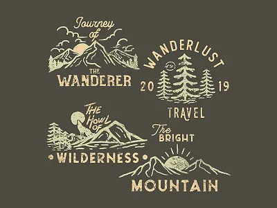 Available For Sale apparel design apparel logo artforsale brand design branding branding design clothing brand clothing design design illustration logo merch merch design native vector vintage vintage design vintage logo wanderer