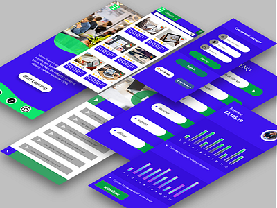 app design for study purpose. app ui ux