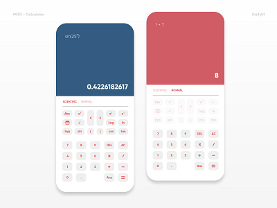 Daily UI #004 app calculate calculator calculator app calculator ui daily 100 challenge daily ui dailyui design for fun graphic design scientific calculator ui