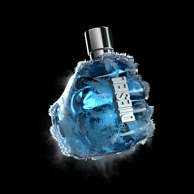 f276dcdd 70c7 4af3 b449 a1855dacdc64 rw 1200 3d c4d cgi diesel fragrance frost illustration octane