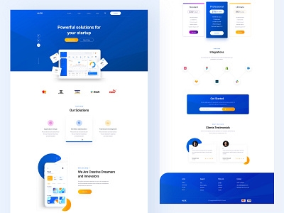 Digital Agency Website Design 2019 trends design illustration landing page landing page design landing page ui minimal typography ui uidesign ux web web design website website concept