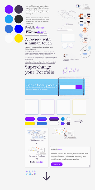 Style Guide profolio branding design ui