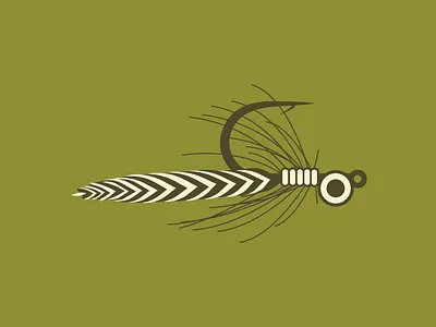 Saltwater Fly. east coast fish fishing flat design flat illustration fly fly fishing illustration marine outdoors red drum redfish saltwater fish sport